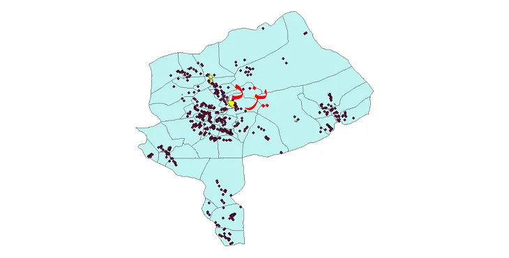 دانلود نقشه شیپ فایل (GIS) تقسیمات سیاسی استان یزد سال 1400