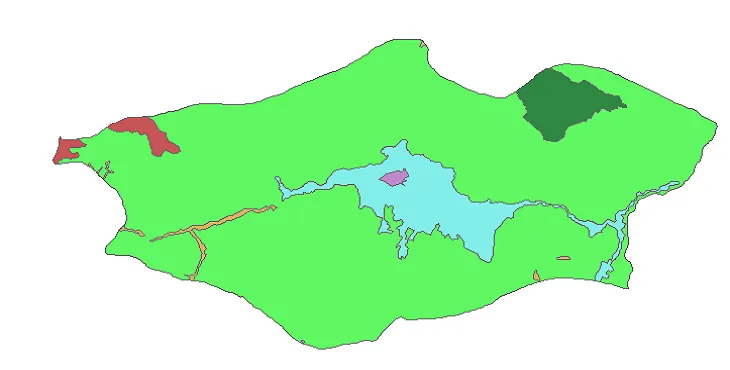 بروزترین نقشه شیپ فایل کاربری اراضی شهرستان چایپاره + PDF