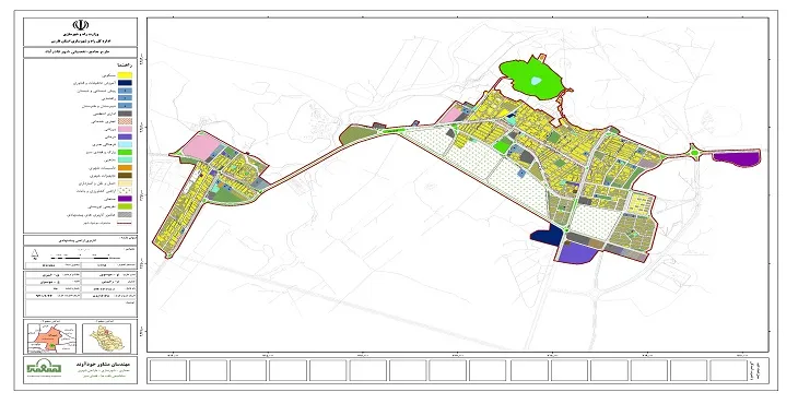 دانلود نقشه کاربری اراضی شهر قادرآباد | وضع موجود+پیشنهادی
