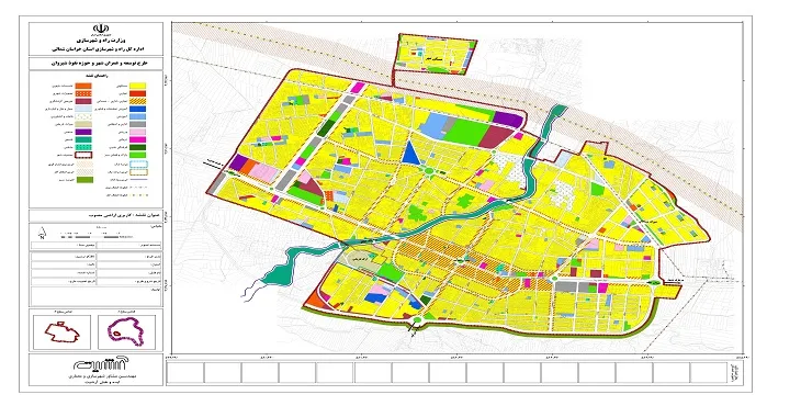 دانلود آلبوم نقشه های طرح جامع شهر شیروان
