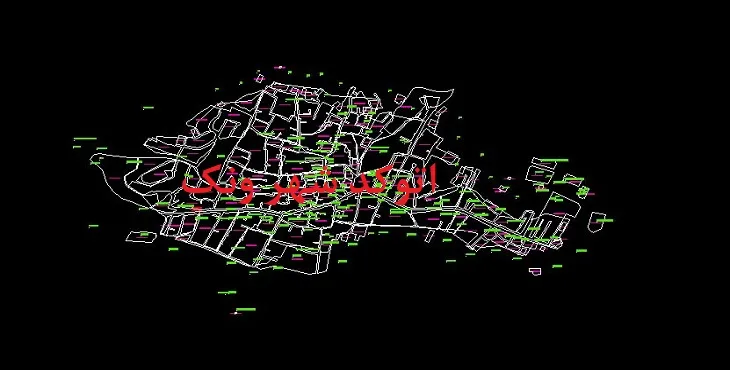 دانلود نقشه اتوکد شهر ونک