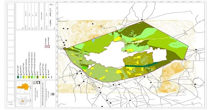 نقشه محدوده و حریم شهر تربت حیدریه | کیفیت بالا