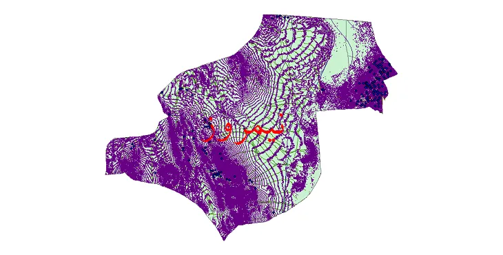 دانلود نقشه های شیپ فایل شهرستان نیمروز + کاملترین لایه GIS