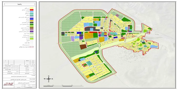 دانلود طرح جامع-تفصیلی شهر کیانشهر سال 94+آلبوم نقشه ها