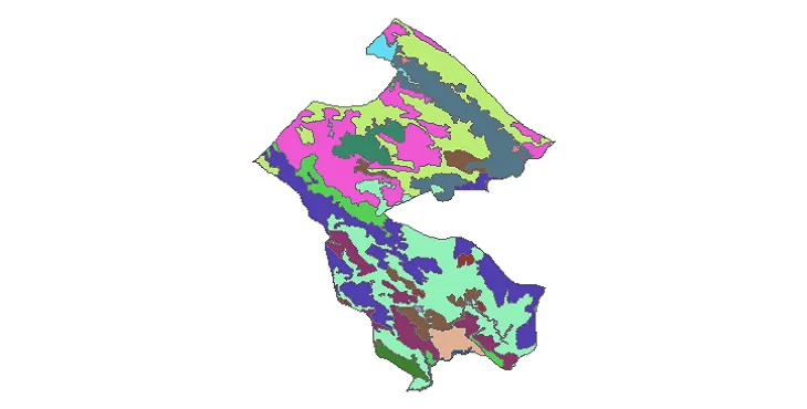 بروزترین نقشه شیپ فایل کاربری اراضی شهرستان اردل + PDF