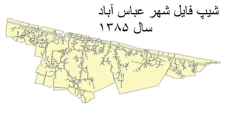 دانلود شیپ فایل بلوک آماری شهر عباس آباد