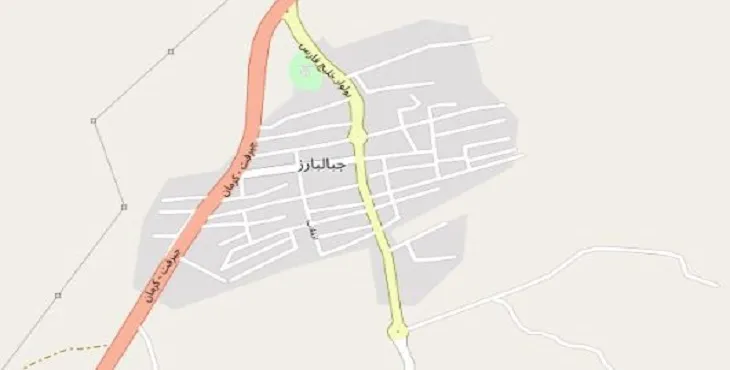 دانلود نقشه شهر جبالبارز + pdf با کیفیت بالا