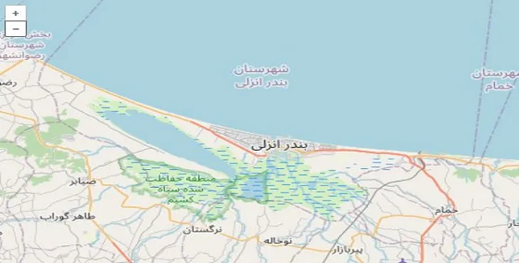 دانلود نقشه شهرستان بندر انزلی + pdf با کیفیت بالا