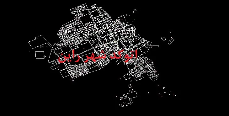 دانلود نقشه اتوکد شهر راین