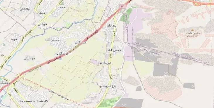 دانلود نقشه شهر ابریشم + pdf با کیفیت بالا