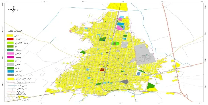 نقشه شیپ فایل (GIS) شهر سلماس 1404 + عکس با کیفیت
