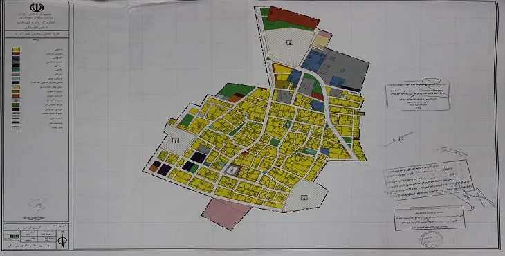 دانلود آلبوم نقشه های طرح جامع-تفصیلی شهر گوریه