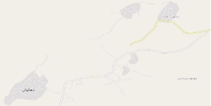 دانلود نقشه شهر دهکهان + pdf با کیفیت بالا