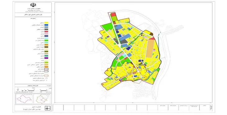 دانلود آلبوم نقشه های طرح جامع-تفصیلی شهر سنگان