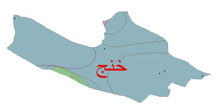 نقشه شیپ‌ فایل اقلیم‌شناسی شهرستان خنج + 7 لایه اقلیمی