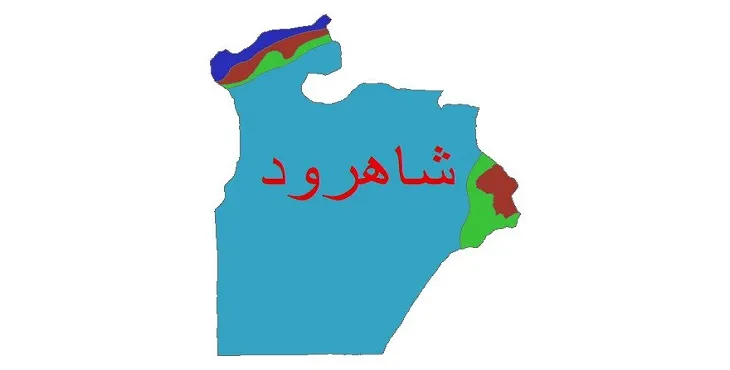 نقشه شیپ فایل اقلیمشناسی شهرستان شاهرود + 7 لایه اقلیمی