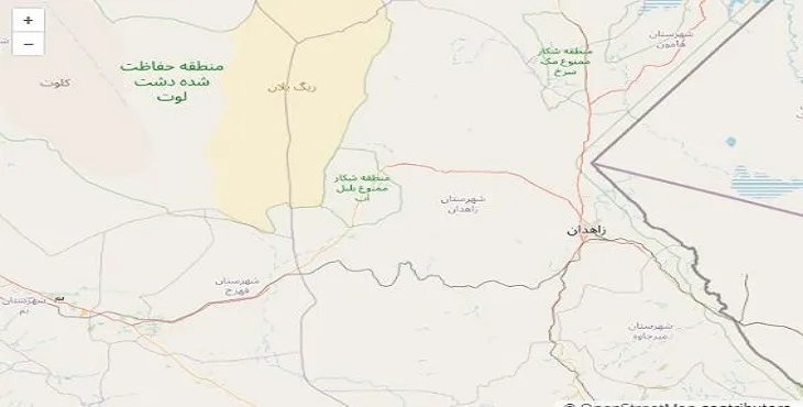 دانلود نقشه شهرستان زاهدان + pdf با کیفیت بالا