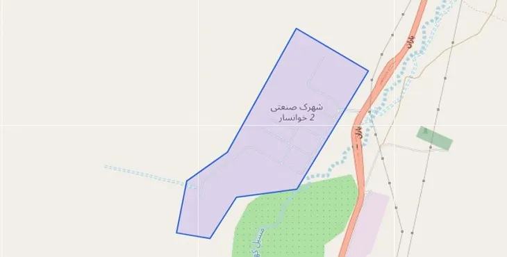 دانلود نقشه شهرک صنعتی خوانسار + pdf با کیفیت بالا