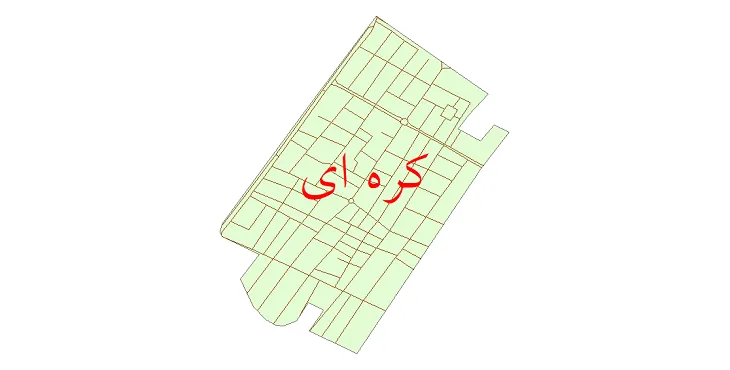 دانلود نقشه شیپ فایل شبکه معابر شهر کره ای