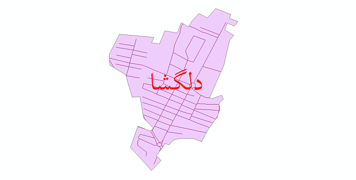دانلود نقشه شیپ فایل شبکه معابر شهر دلگشا سال 1401