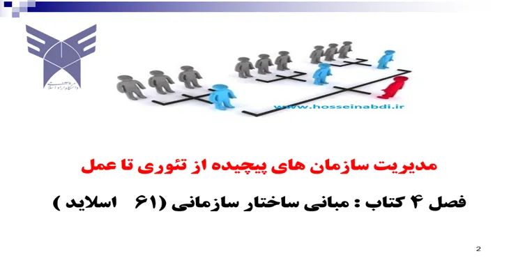 دانلود پاورپوینت مبانی ساختار سازمانی