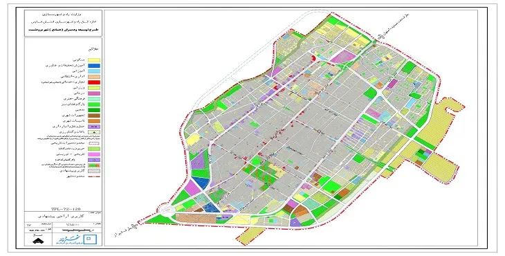 دانلود طرح جامع شهر مرودشت سال 91 + آلبوم نقشه ها