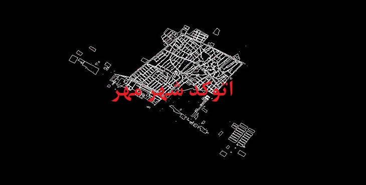 دانلود نقشه اتوکد شهر مهر