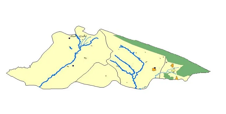 دانلود نقشه های شیپ فایل شهرستان چوار + کاملترین لایه GIS