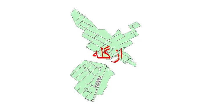 دانلود نقشه شیپ فایل شبکه معابر شهر ازگله