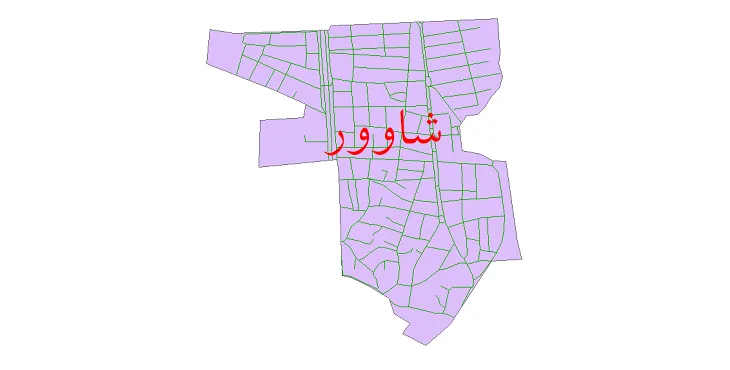 دانلود نقشه شیپ فایل شبکه معابر شهر شاوور