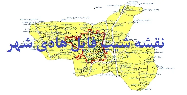 دانلود نقشه های شیپ فایل هادی شهر مازندران