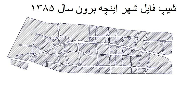 دانلود شیپ فایل بلوک آماری شهر اینچه برون