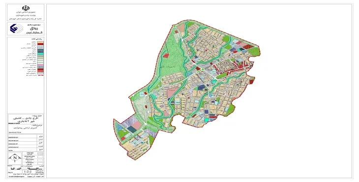 دانلود آلبوم نقشه های طرح جامع شهر آغاجاری
