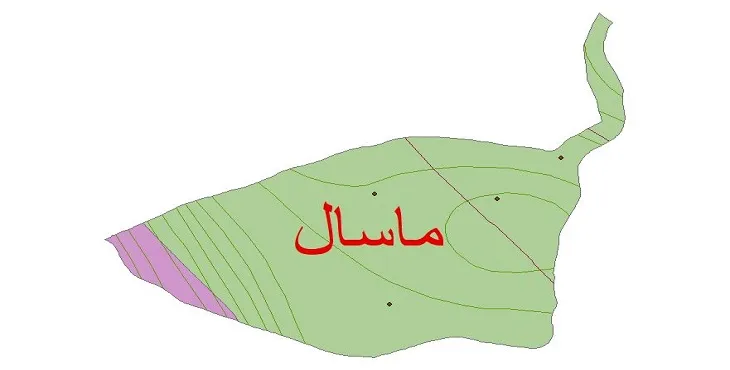 نقشه شیپ فایل اقلیمشناسی شهرستان ماسال + 7 لایه اقلیمی