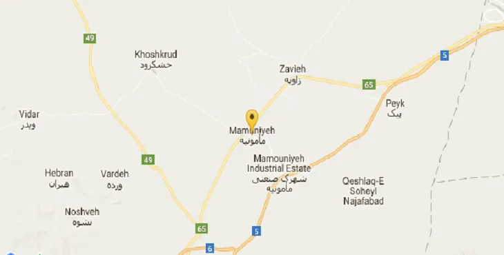 دانلود شیپ فایل بلوک آماری شهر مامونیه