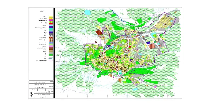 دانلود طرح جامع-تفصیلی شهر هشتجین سال 91 + آلبوم نقشه ها