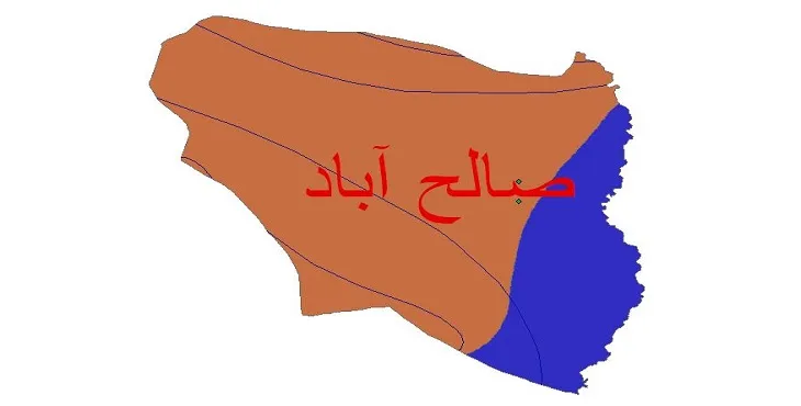 نقشه شیپ فایل اقلیمشناسی شهرستان صالح آباد + 7 لایه اقلیمی