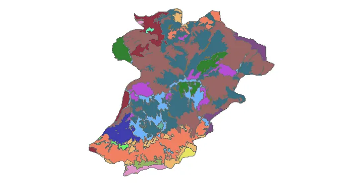 بروزترین نقشه شیپ فایل کاربری اراضی شهرستان مشگین شهر + PDF