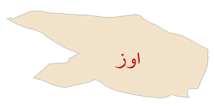 نقشه شیپ‌ فایل اقلیم‌شناسی شهرستان اوز + 7 لایه اقلیمی