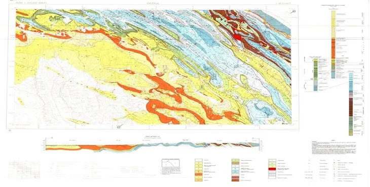 نقشه زمین‌ شناسی محدوده شهری دزفول + تصویر با کیفیت بالا