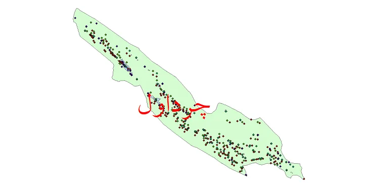 دانلود نقشه جمعیت نقاط شهری و روستایی شهرستان چرداول از سال 1335 تا 1395