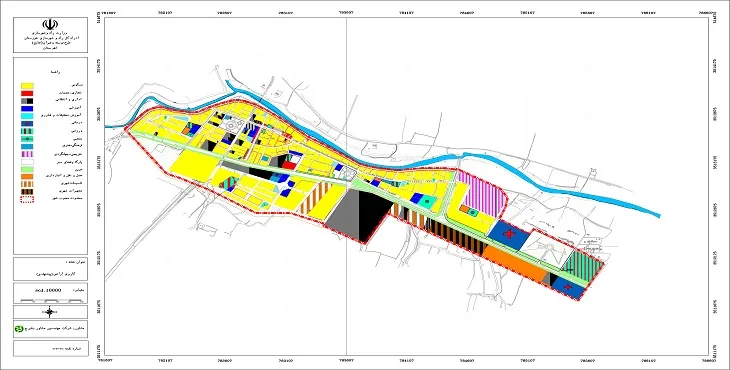 دانلود نقشه کاربری اراضی شهر بستان | وضع موجود+پیشنهادی