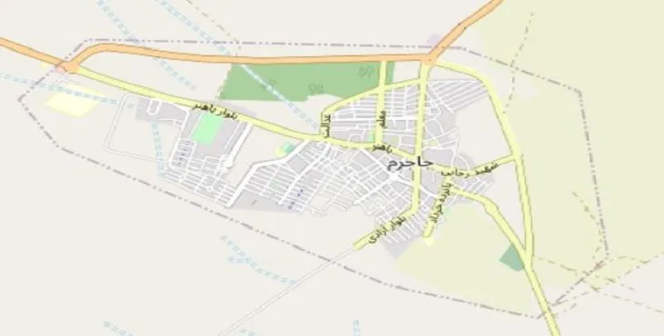 دانلود نقشه شهر جاجرم + pdf با کیفیت بالا