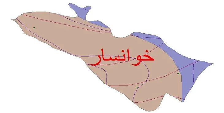 نقشه شیپ‌ فایل اقلیم‌شناسی شهرستان خوانسار + 7 لایه اقلیمی
