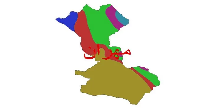 نقشه شیپ فایل اقلیمشناسی شهرستان مهران + 7 لایه اقلیمی