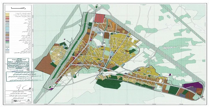 دانلود آلبوم نقشه های طرح جامع شهر قائمیه