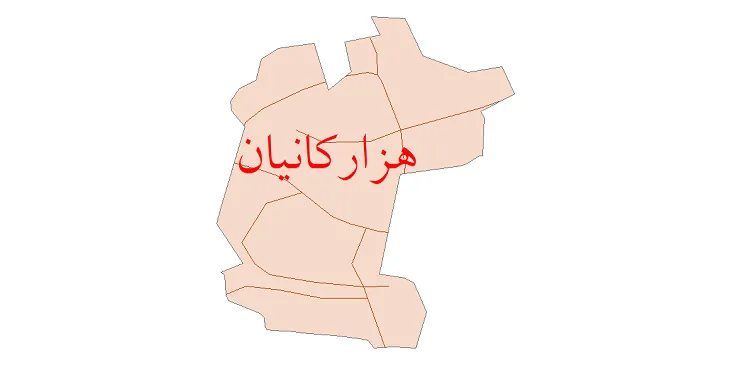 دانلود نقشه شیپ فایل شبکه معابر شهر هزارکانیان