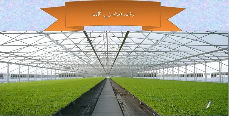 دانلود پاورپوینت رشته فعالیت گلخانه