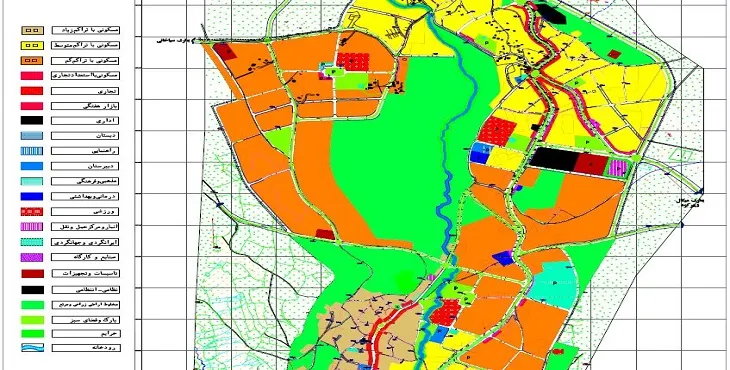  دانلود نقشه کاربری اراضی طرح جامع-تفصیلی شهر دیلمان