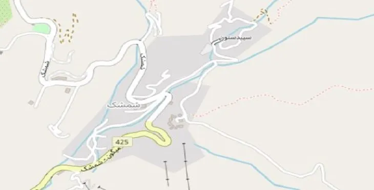 دانلود نقشه شهر شمشک + pdf با کیفیت بالا